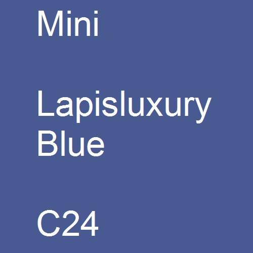 Mini, Lapisluxury Blue, C24.